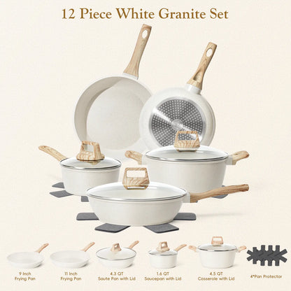 Granite Induction Cookware Set
